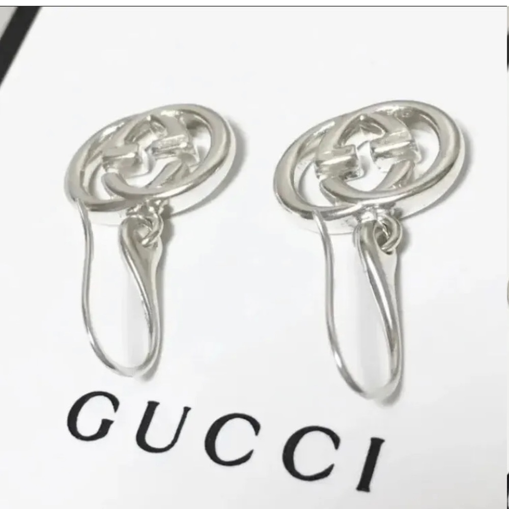 GUCCI LUXURY LOGO STATEMENt Earrings 🔆 - Picture 2 of 5